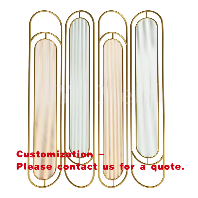 Partition Screen Divider - Custom.EL807 Dekoracja Restauracji Stalowa Rama ze