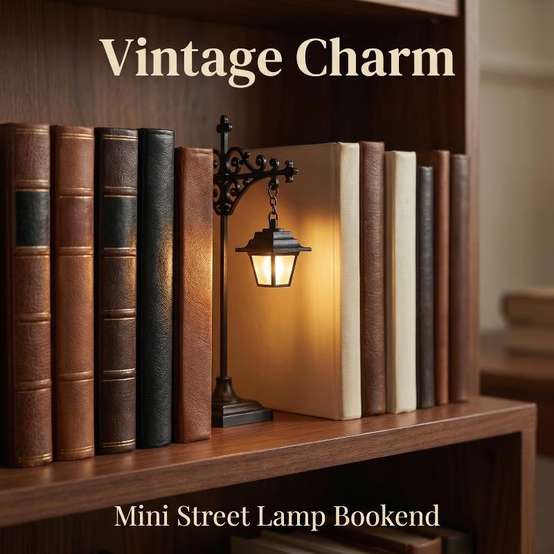 Bookshelf - 1 szt. Lampka w stylu vintage
