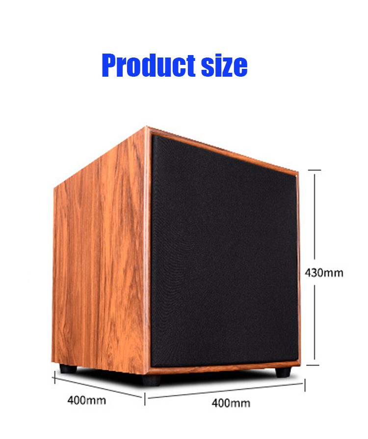 Aktywny subwoofer drewniany 12 – Bookshelf recenzja i cena
