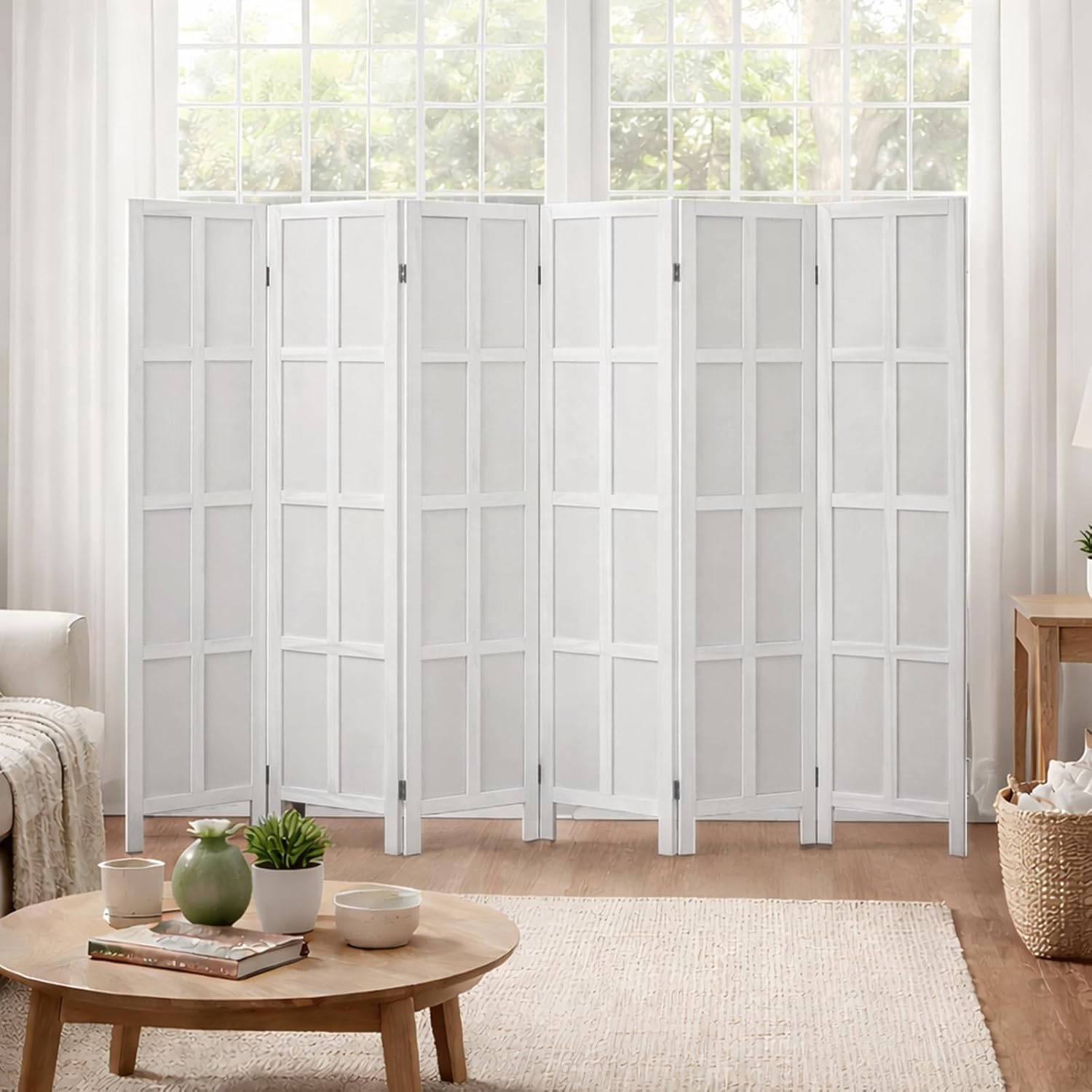 6-panelowy drewniany parawan p – Partition Screen Divider recenzja i cena