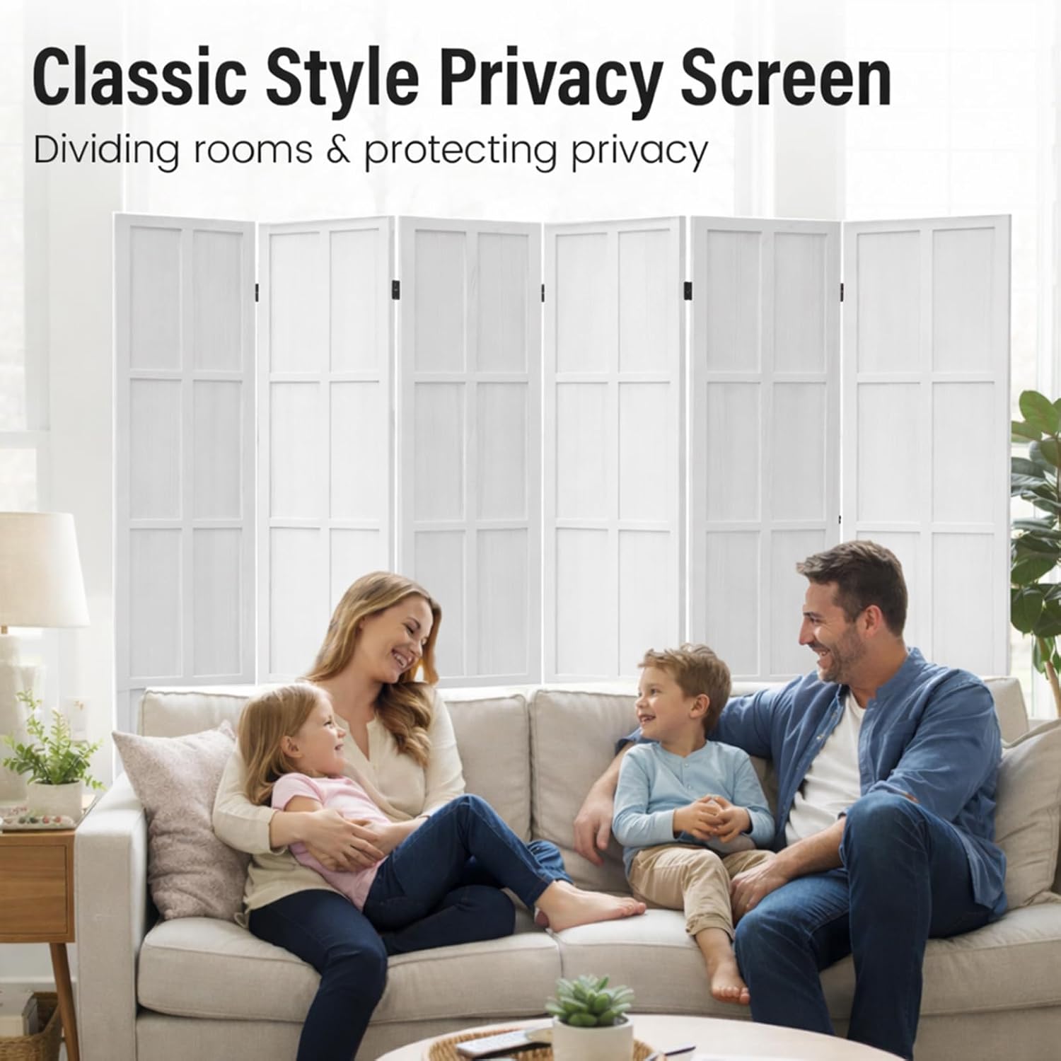 6-panelowy drewniany parawan p – Partition Screen Divider recenzja i cena