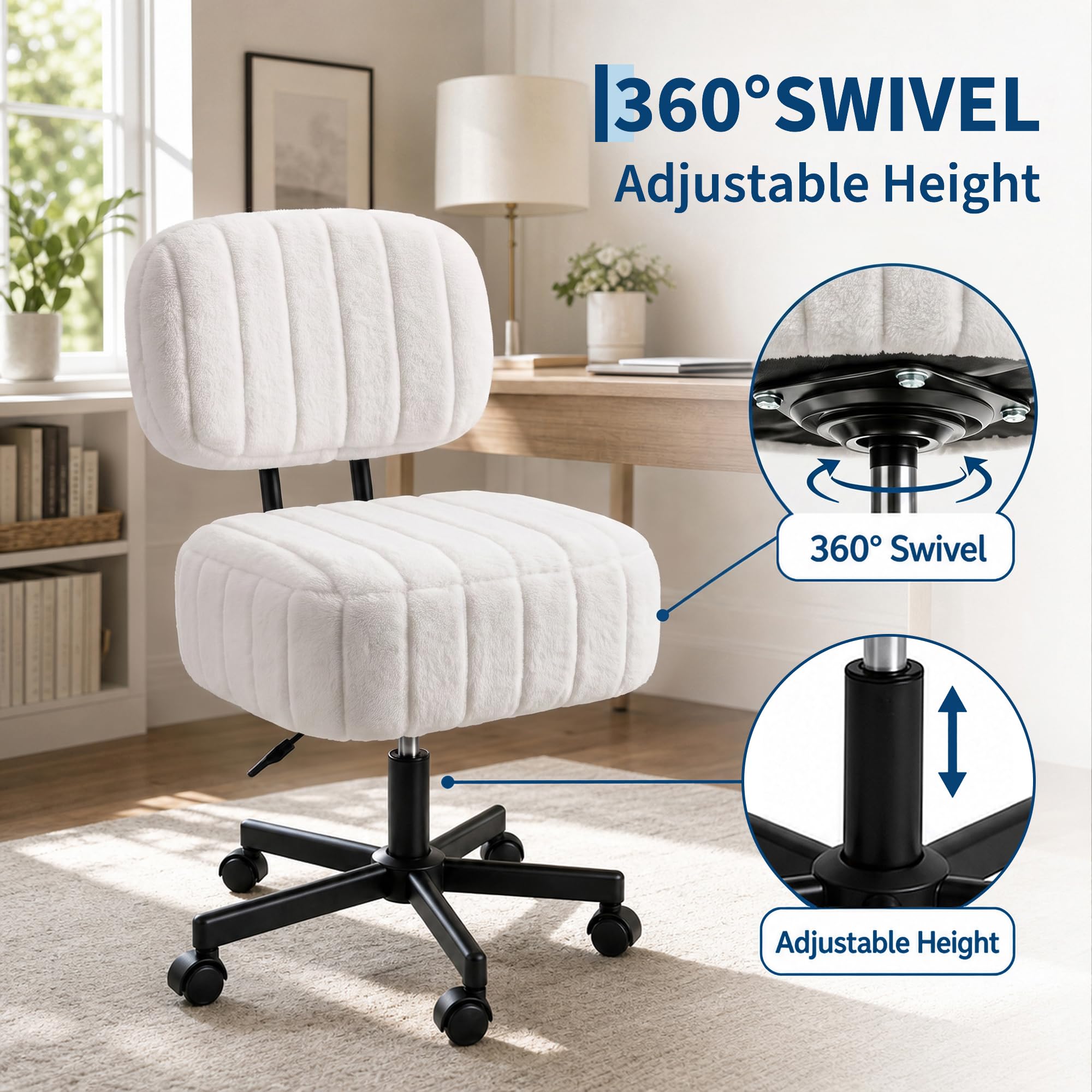 Krzesło do toaletki z miejscem – Office Stool recenzja i cena
