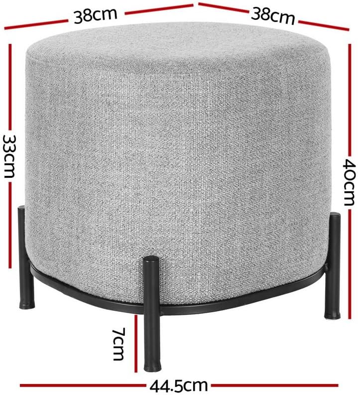 Ottoman, okrągły podnóżek, puf – Office Stool recenzja i cena