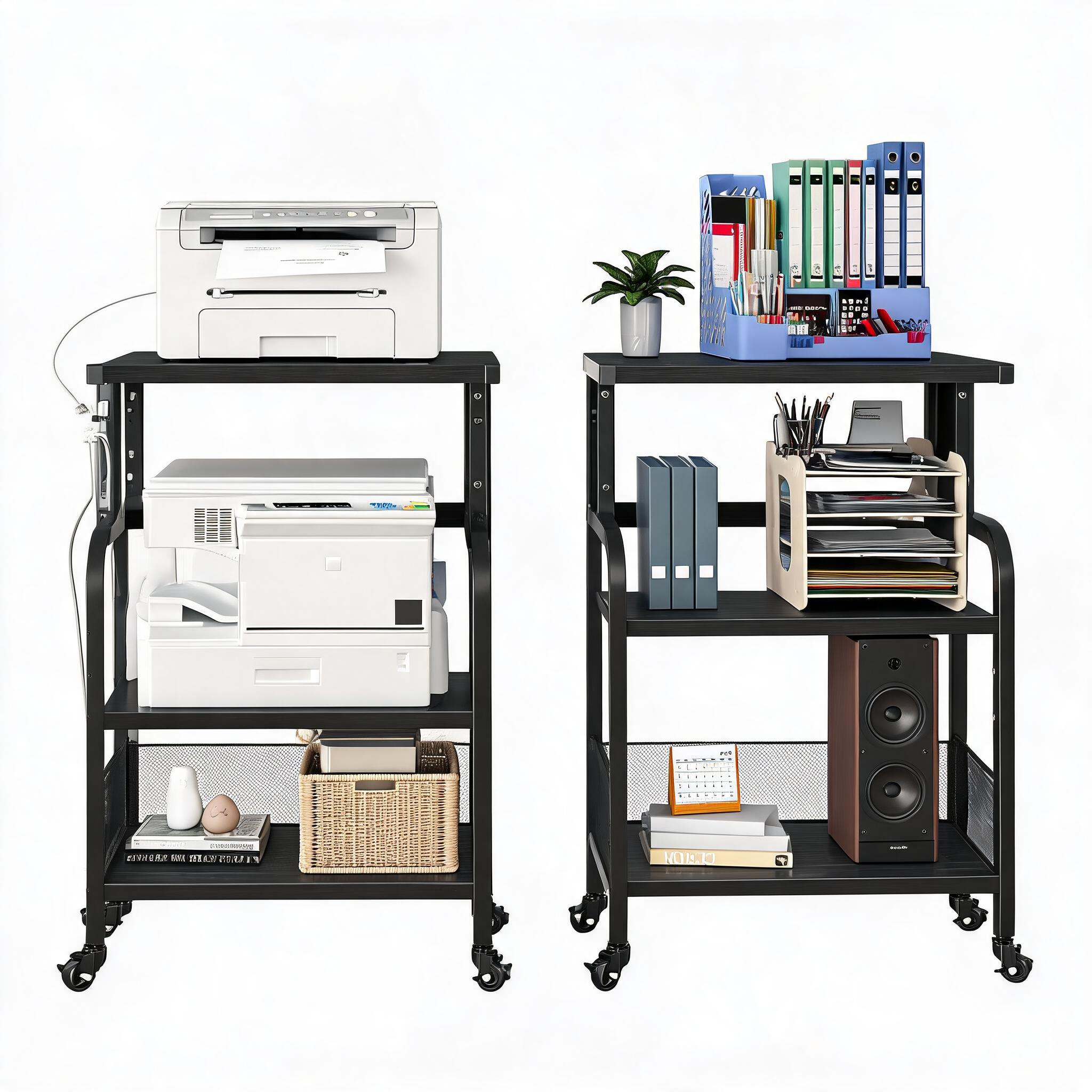 Trójpoziomowy, mobilny stojak  – Printer Stand recenzja i cena